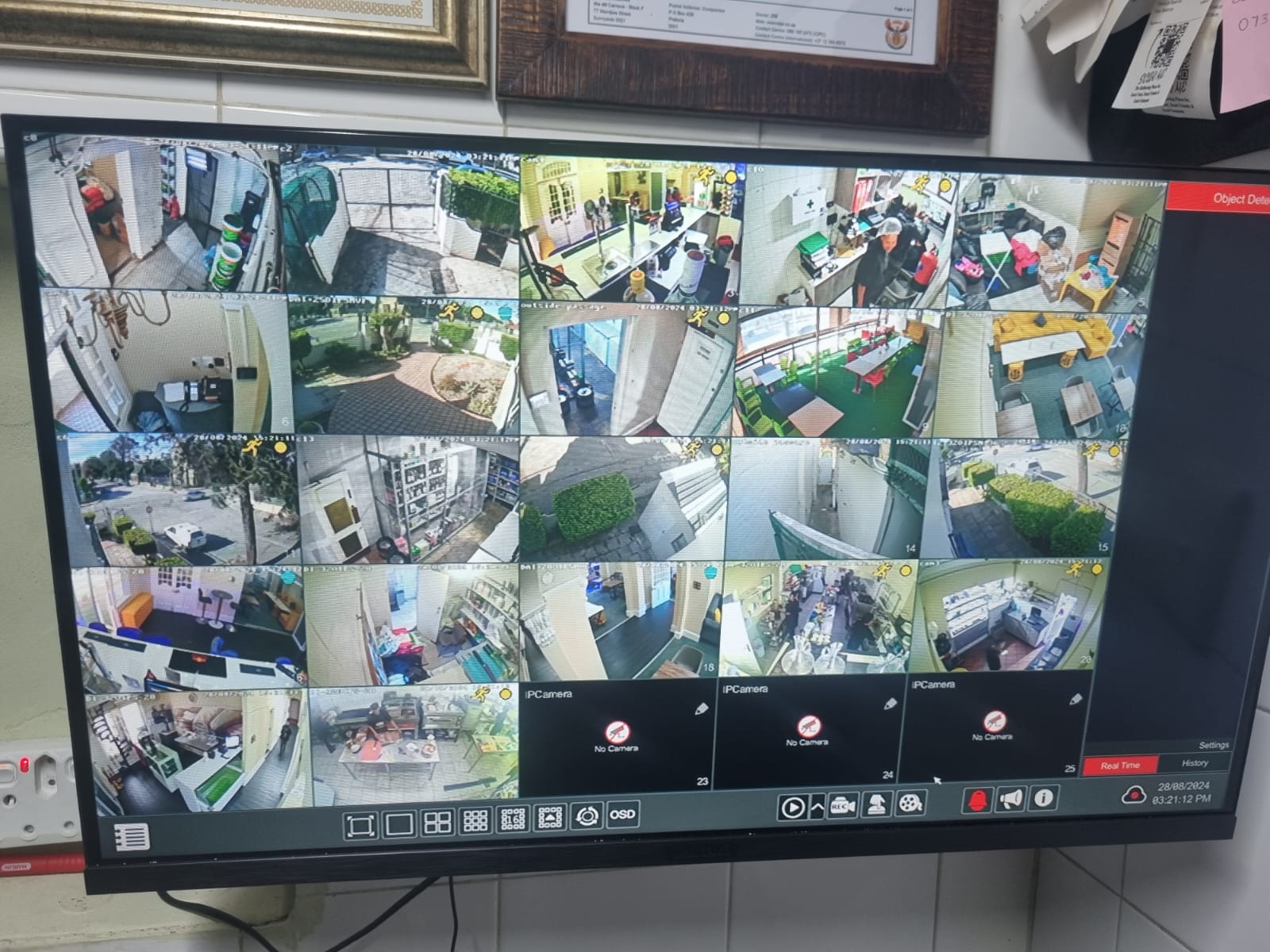 Installed CCTV